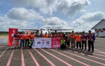 Wings Air Terbang Perdana Sampit-Surabaya Wings Air Terbang Perdana Sampit-Surabaya