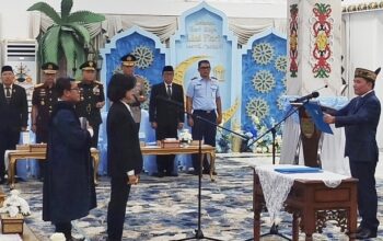 Dilantik Gubernur, Linae Victoria Aden Perempuan Pertama, Menjabat Sebagai Pj Sekda di Kalteng
