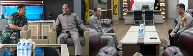 TINDAK LANJUTI AKSI MAHASISWA-DPRD Kalteng Koordinasi dengan TNI-Polri