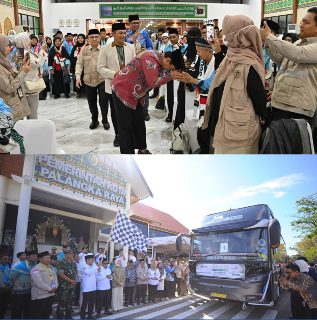 Wagub dan Wali Kota Lepas Jemaah Calon Haji