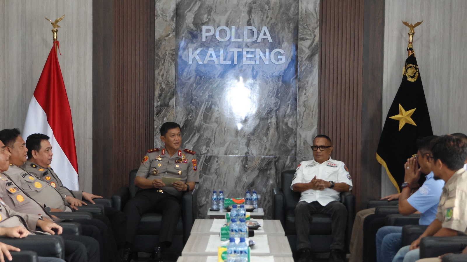 Kapolda Terima Kunjungan IOF Kalteng