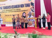 Bank Kalteng Bersama Pemkab Kobar, Lounching Transaksi Keuangan Non Tunai Bagi Pemdes Se Kobar 