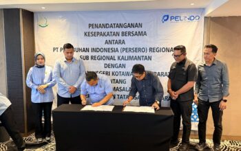 PT Pelindo (Persero) Regional 3 Subregional Kalimantan-Kejari Kobar Lakukan Penandatanganan Kesepakatan Bersama 