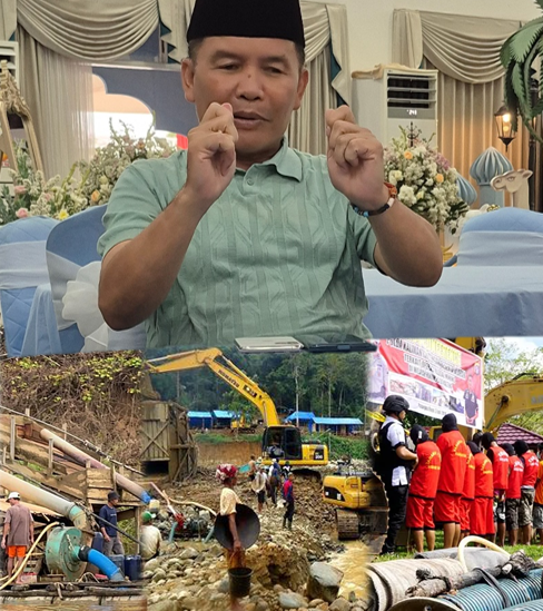 SOROTI ERTAMBANGAN RAKYAT-Gubernur Kritik Pemda Belum Optimal Bekerja