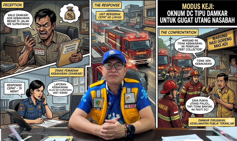 Debt Collector Tipu Relawan dengan Laporan Darurat Palsu