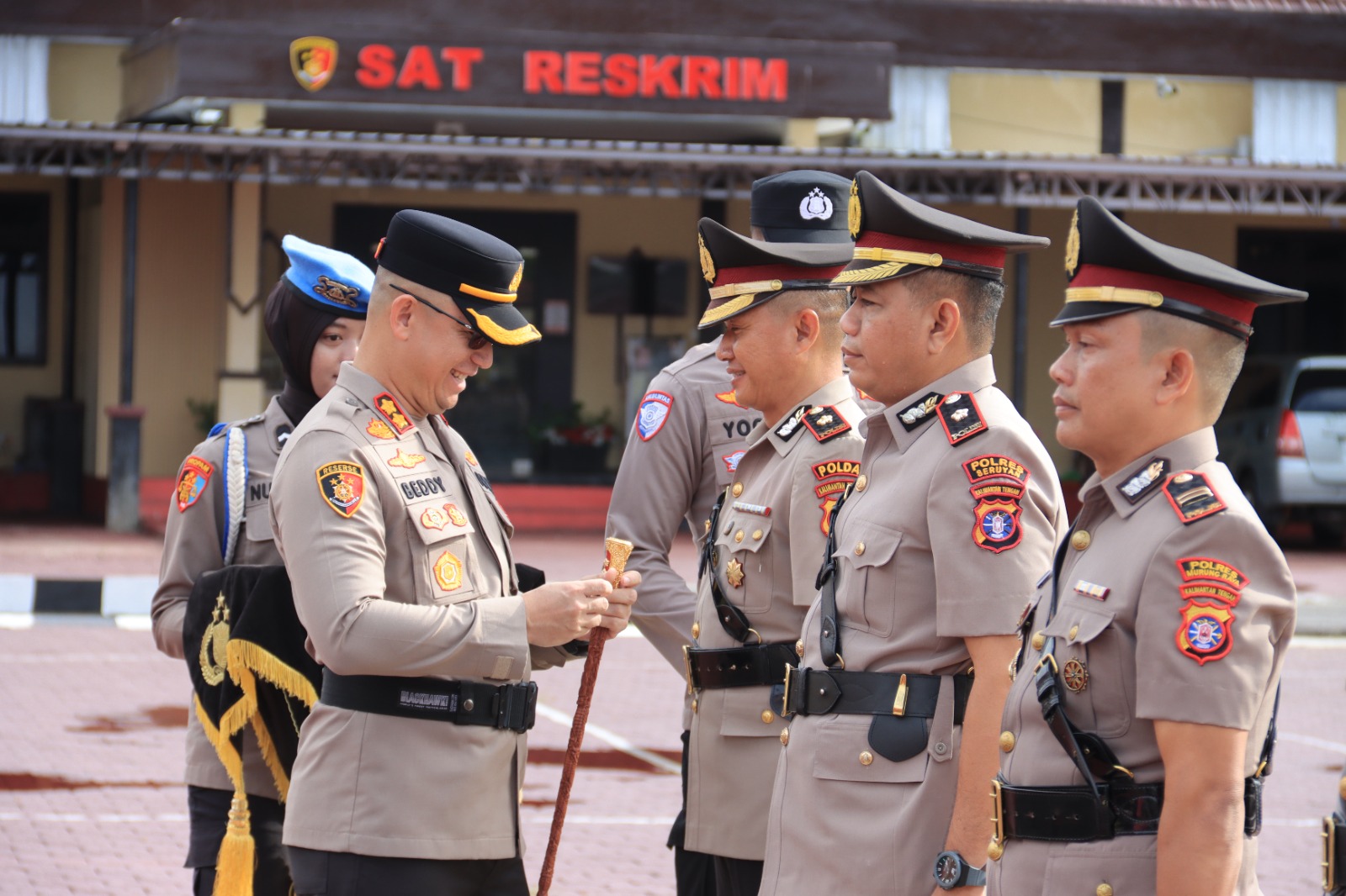 Sertijab Wakapolres, Kasatintelkam, dan Kapolsek Hanau Digelar Khidmat di Polres Seruyan