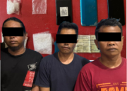 Lagi Transaksi, 3 Pria Ini Ditangkap Miliki 25 Gram Sabu