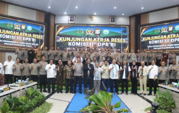 Komisi III DPR RI Apresiasi Kinerja Polda Kalteng