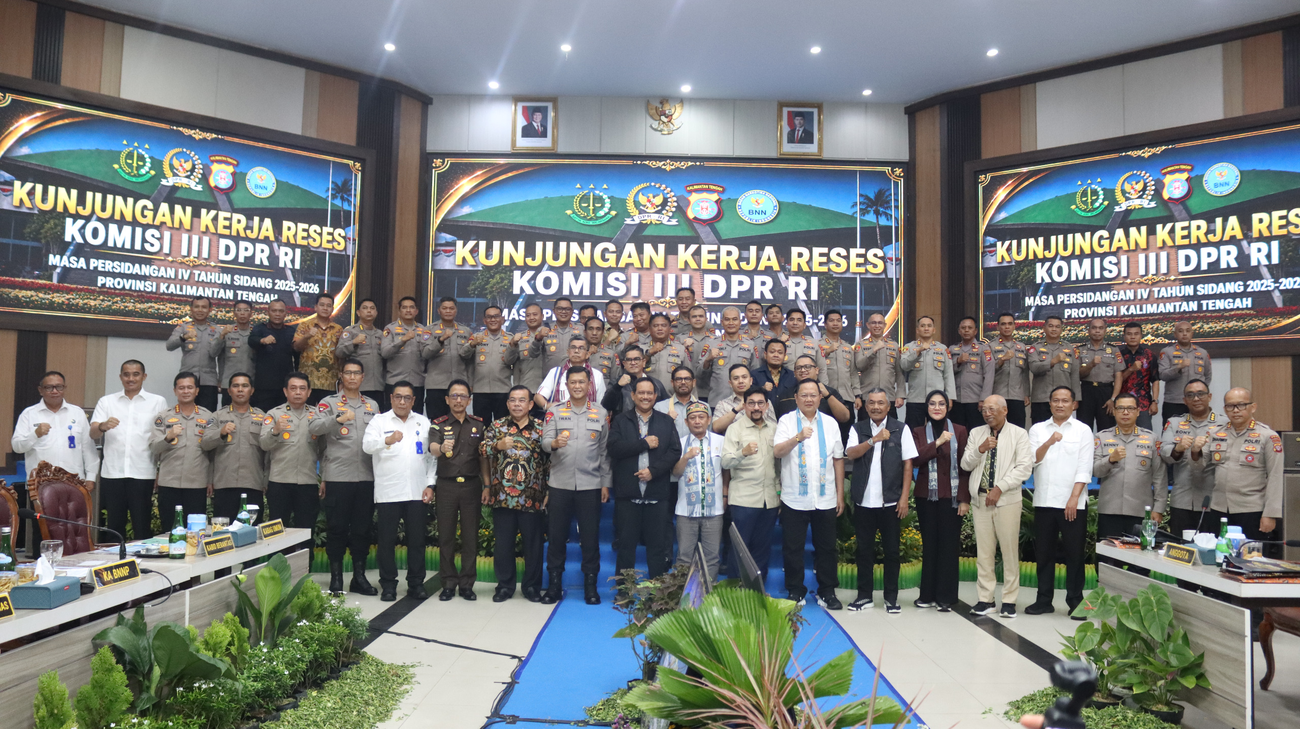 Komisi III DPR RI Apresiasi Kinerja Polda Kalteng