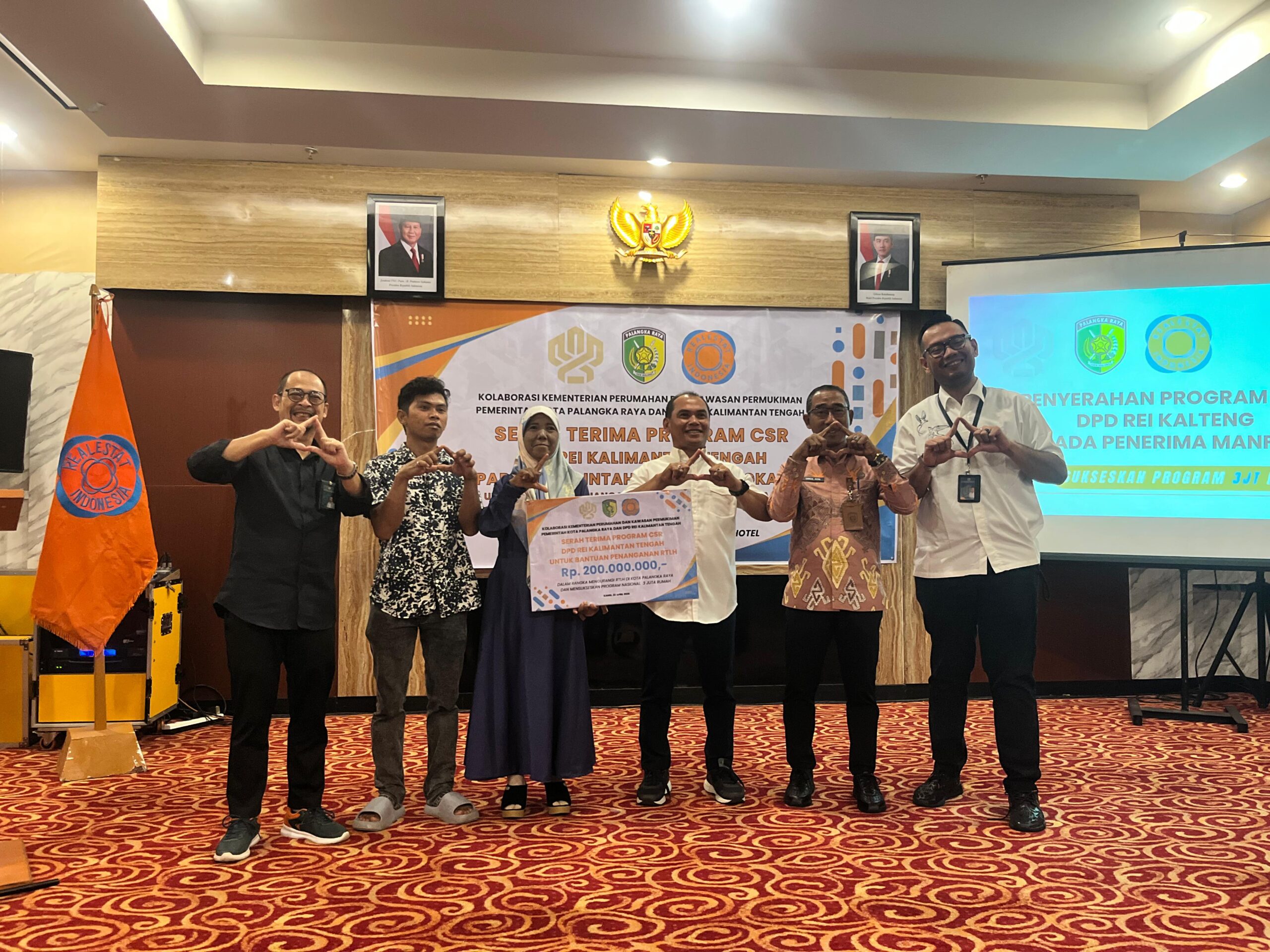 DPD REI Kalteng salurkan Program Bantuan CSR Rp200 juta untuk RTLH