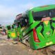 Truk Vs Bus Sekolah di Pangkalan Banteng-8 Pelajar Terluka