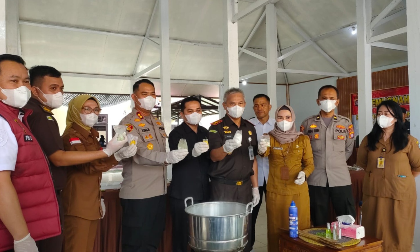 Polres Lamandau Bongkar Jaringan Narkotika, Sabu hingga Etomidate Cair Disita