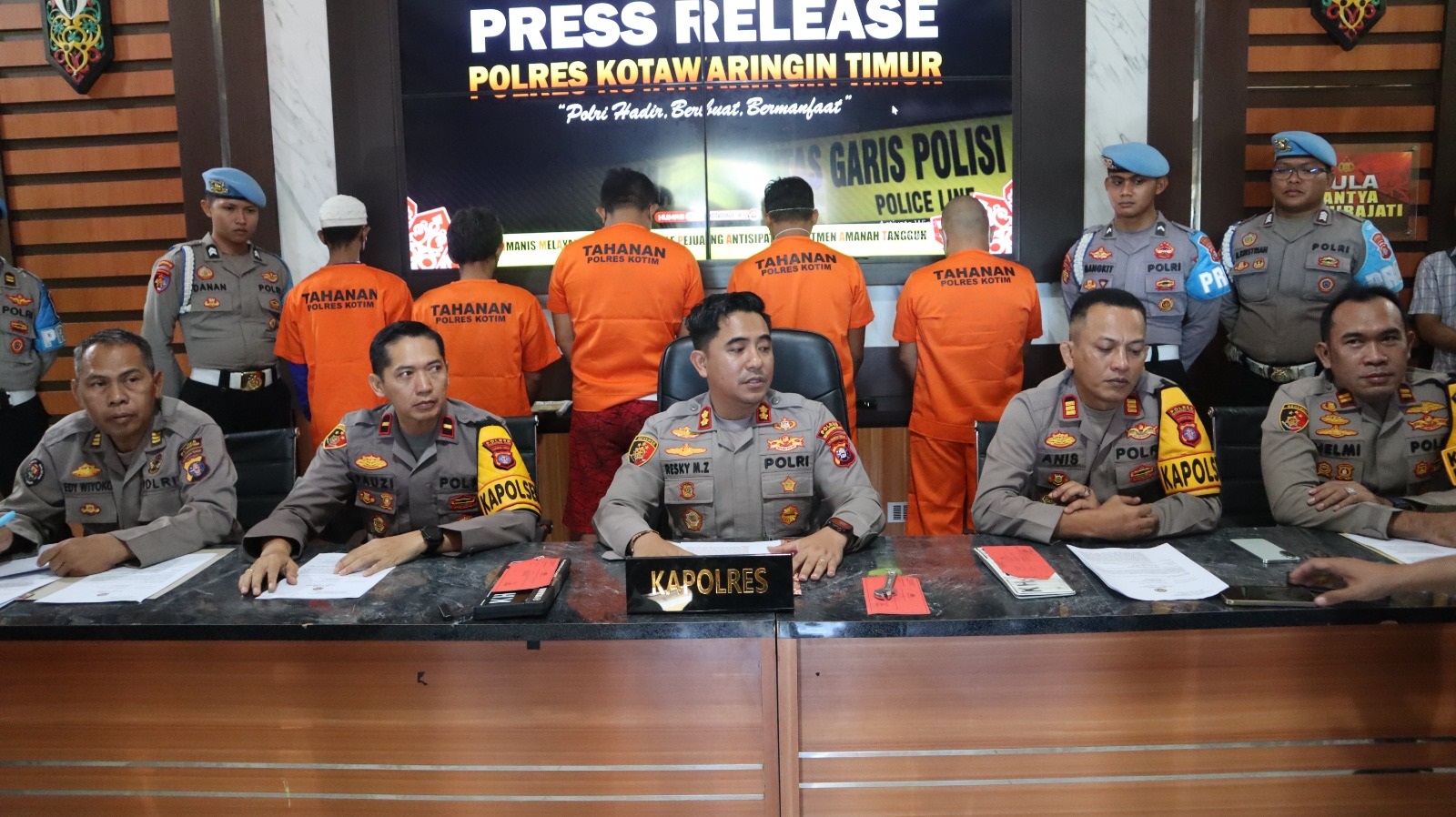 Polres Kotim Ungkap 4 Kasus Curanmor