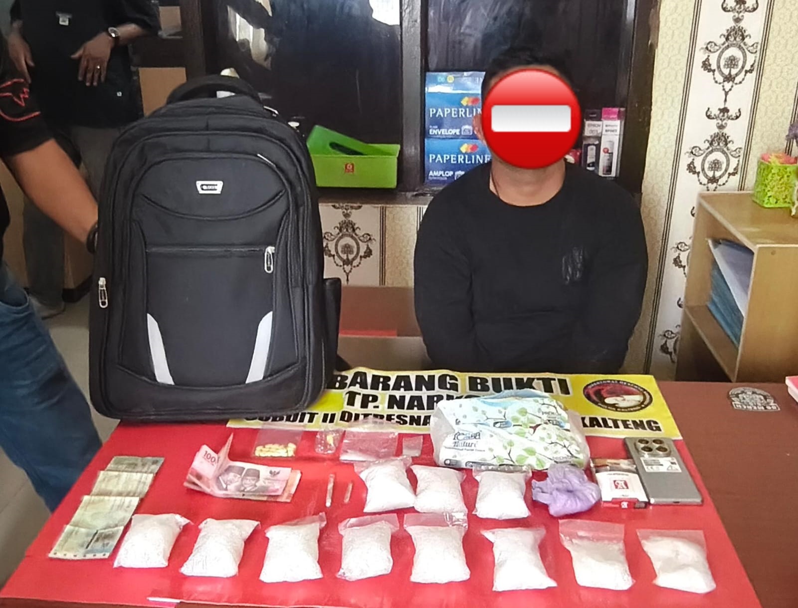 Kurir Narkoba Ditangkap Bawa 1 Kg Sabu di Sukamara