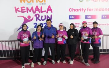 Kapolda Kalteng dan Ketua Bhayangkari Ikuti Kemala Run 2026 Bali