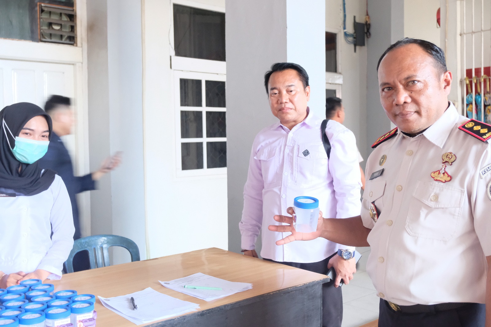 Dipaksa Kencing, Pegawai dan Napi Lapas Sampit Negatif Narkoba