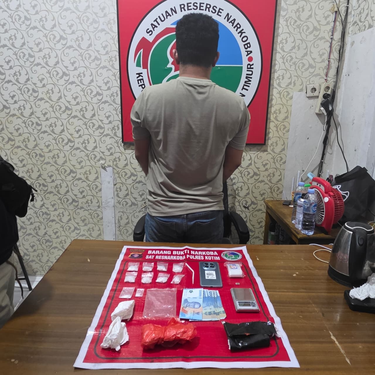 Pengedar Sabu 41,56 Gram Dibekuk di Jalan Pemuda Sampit