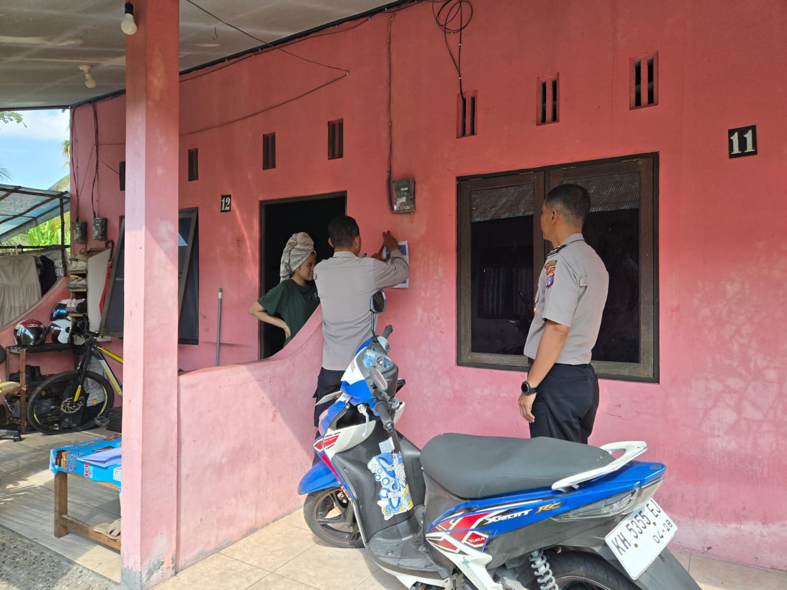 Satbinmas Sambangi Warga dan Penghuni Kost