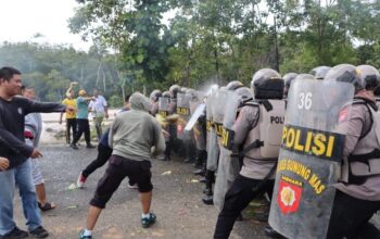 Polres Gumas Latihan Kontinjensi Siapsiaga Konflik Sosial