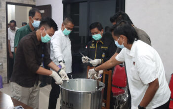 Polda Kalteng Musnahkan 5,43 Kg Sabu