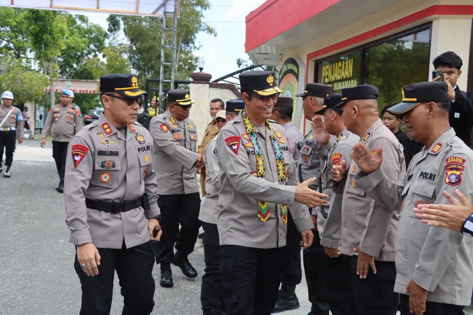 Kunker Sukamara dan Lamandau, Wakapolda Kalteng Tekankan Pengawasan dan Kesiapsiagaan Personel