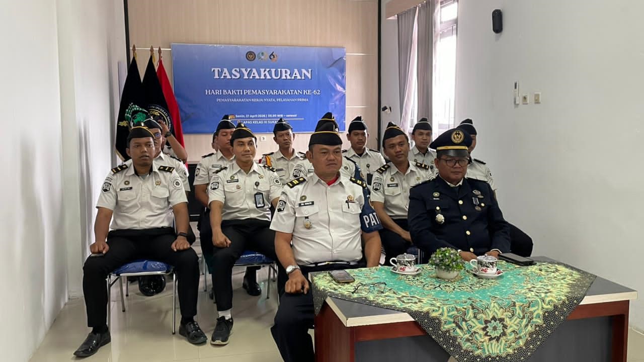Lapas Sukamara Gelar Tasyakuran HBP Ke-62