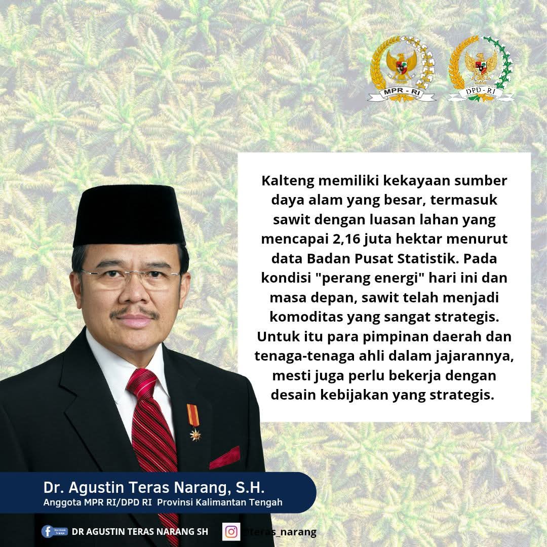 Teras: Kalteng Kaya Sumber Biodiesel Harus Dimanfaatkan