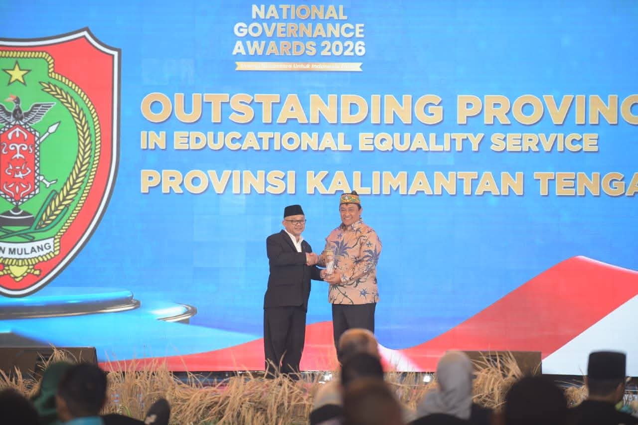 Pemprov Kalteng Raih Penghargaan Pendidikan National Governance Awards 2026
