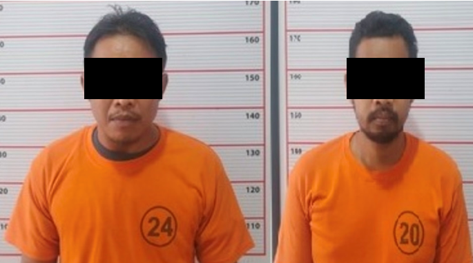 Satreskrim Kobar Bekuk 2 Spesialis Pencuri Baterai Litium