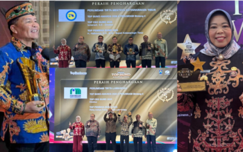 Gubernur Agustiar, Nurhidayah, Halikinnor dan Rizky Aditya dan Bank Kalteng Terima Penghargaan di TOP BUMD Awards 2026 Gubernur Agustiar, Nurhidayah, Halikinnor dan Rizky Aditya dan Bank Kalteng Terima Penghargaan di TOP BUMD Awards 2026