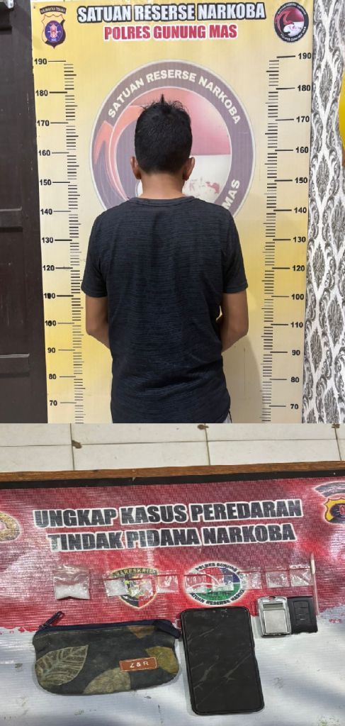 Pengedar Sabu di Tewah Gagal Lolos dari Polisi