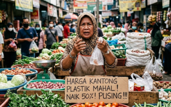 Pedagang Keluhkan Mahalnya Harga Plastik Pedagang Keluhkan Mahalnya Harga Plastik