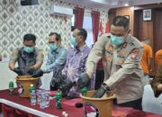 Polres Kobar Musnahkan Barbuk 1 kg Sabu dan Ekstacy 