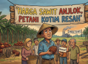 Harga Sawit Anjlok, Petani Kotim Tertekan
