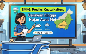 BMKG Prediksi Cuaca Kalteng Berawan hingga Hujan Awal Mei