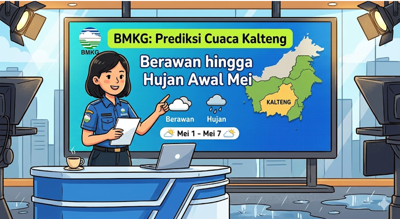 BMKG Prediksi Cuaca Kalteng Berawan hingga Hujan Awal Mei