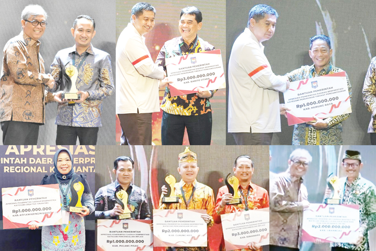 Wali Kota dan 7 Bupati Borong Penghargaan 