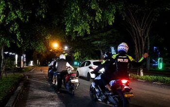 Satlantas Polresta Palangka Raya Amankan 8 Motor Balap Liar