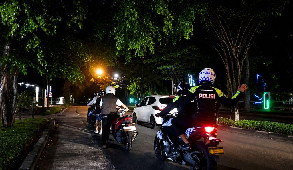 Satlantas Polresta Palangka Raya Amankan 8 Motor Balap Liar