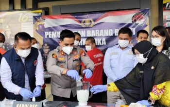 Polres Kotim Musnahkan 1,29 Kilogram Sabu
