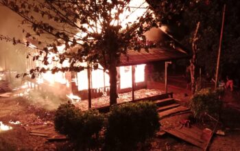 Kebakaran Hanguskan 4 Rumah di Katingan