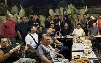 NGOPI BERSAMA-Bupati Wiyatno Apresiasi Media Sampaikan Informasi Pembangunan