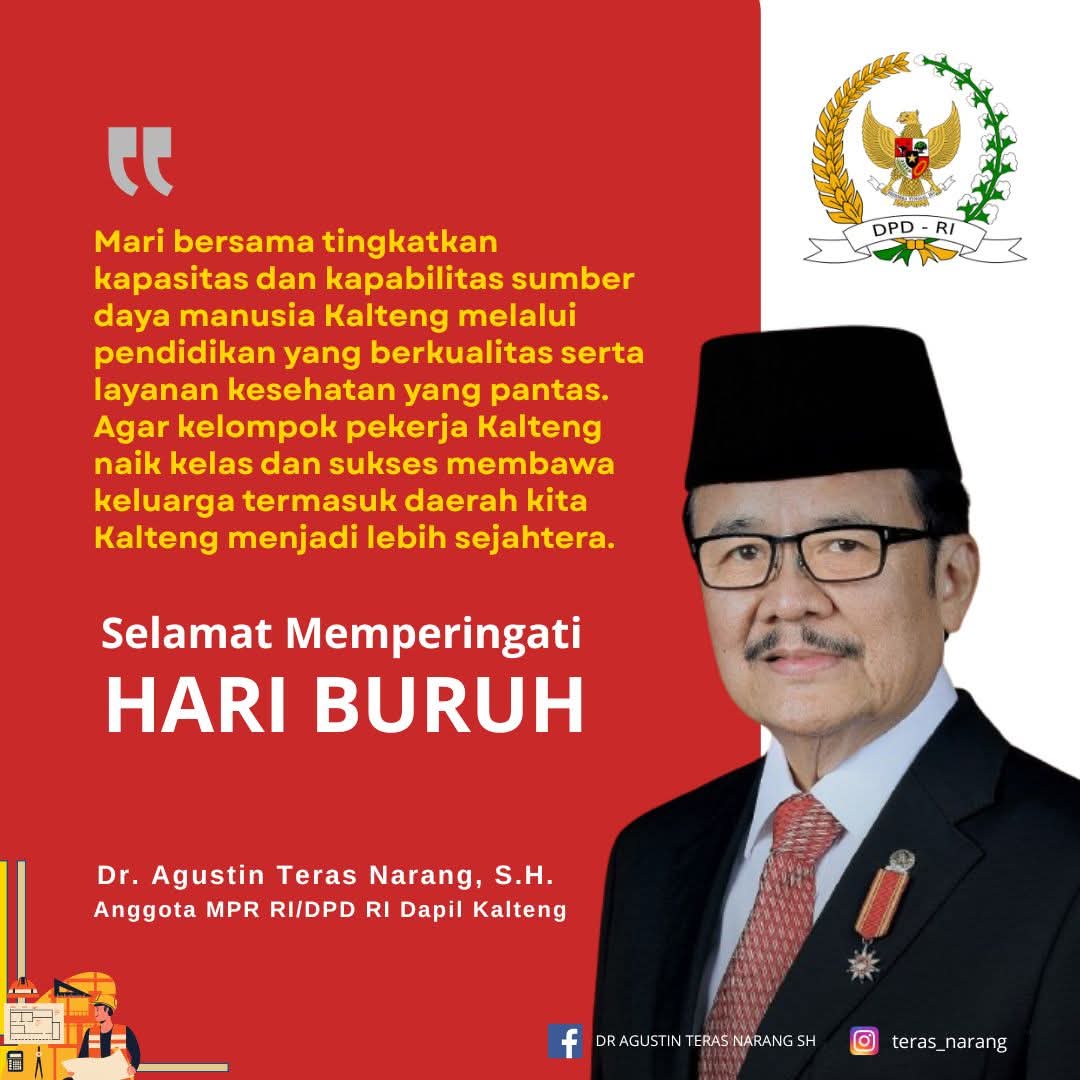 HARI BURUH 2026-Teras Berharap Pekerja Kalteng Makin Sejahtera