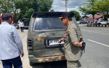Satpol PP Palangka Raya Amankan Kendaraan Diduga Pelangsir BBM