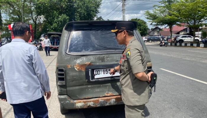 Satpol PP Palangka Raya Amankan Kendaraan Diduga Pelangsir BBM