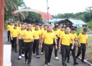 Puluhan Dooprize Semarakkan Jalan Sehat Polres Bartim