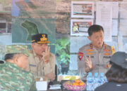 Kapolda dan Gubernur Kalteng Tinjau Posko Karhutla di Tumbang Nusa
