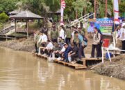 Ketua DPRD Hj Mery Rukaini Hadiri Penebaran Ribuan Benih Ikan di Dam Trinsing