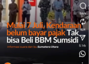 VIRAL VIDEO KENDARAAN MATI PAJAK TAK BISA BELI BBM SUBSIDI -Pertamina Kalteng: Bukan Kebijakan Kami-Kebijakan Masing-masing Pemda