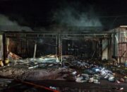 Lima Ruko di Jalan DI Panjaitan Sampit Ludes Terbakar, Kerugian Ditaksir Rp250 Juta